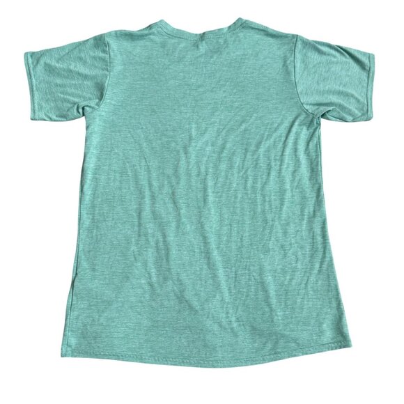 Patagonia Capilene Cool Daily Green "Run" Graphic T-Shirt S 50+ UPF Performance - Picture 2 of 10